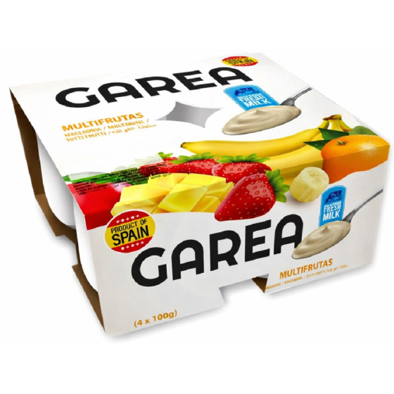 YAOURT MULTIFRUIT GAREA MACÉDOINE 4 X 100 G