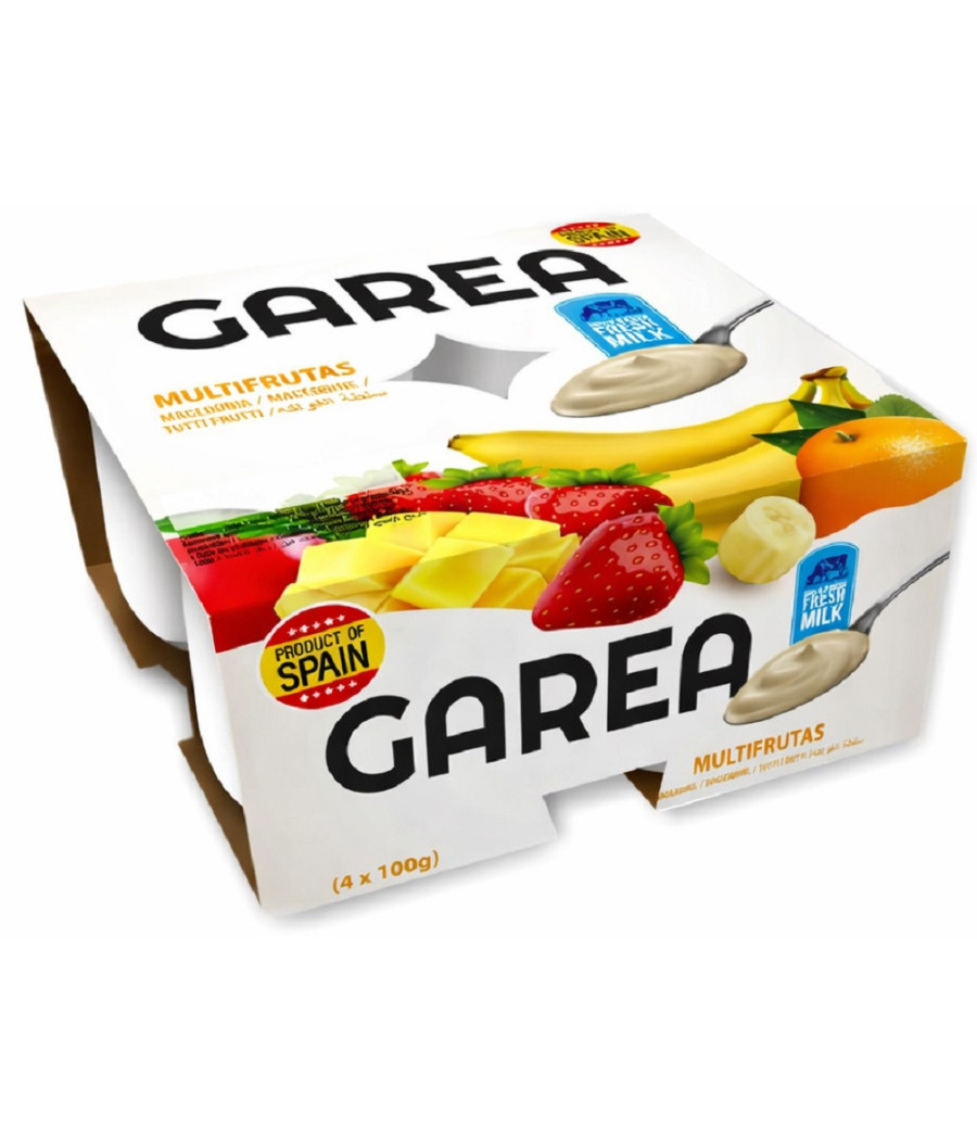 YAOURT MULTIFRUIT GAREA MACÉDOINE 4 X 100 G