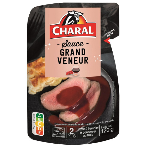 SAUCE GRAND VENEUR CHARAL 120G