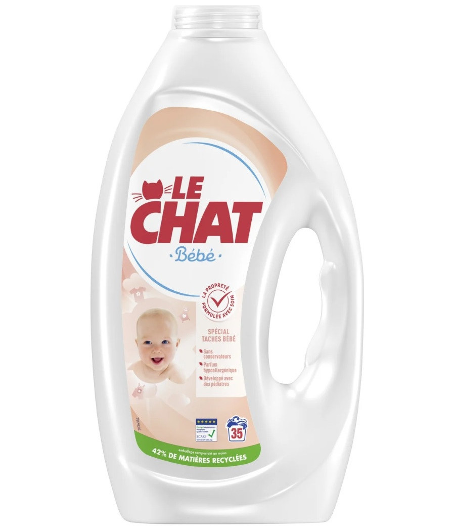 LESSIVE LIQUIDE BEBE LE CHAT 1,575L