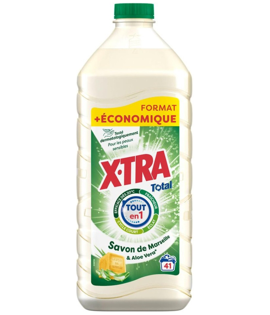 LESSIVE LIQUIDE ECOPACK SAVON DE MARSEILLE X.TRA 1.845L