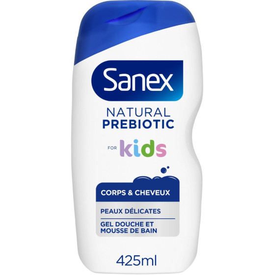 GEL DOUCHE NATURAL PREBIOTIC ENFANT SANEX 425ML