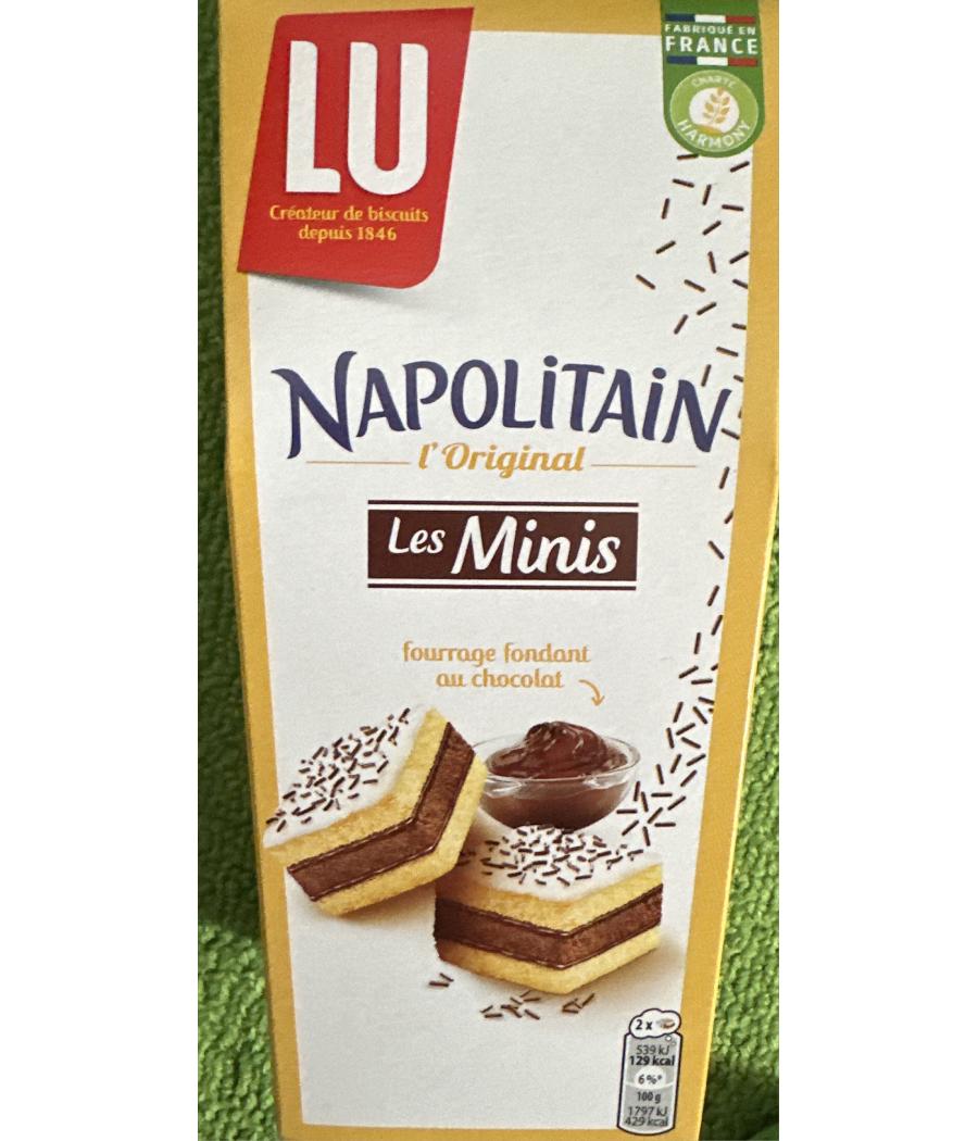 LES MINIS NAPOLITAIN LU  BOÎTE DE 90 G