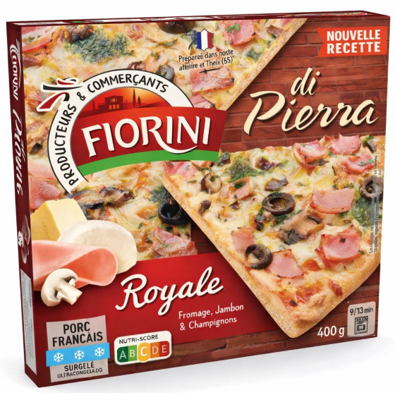 PIZZA DI PIERRA ROYALE SURGELÉE FIORINI 400G