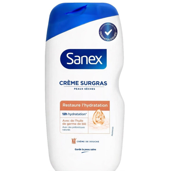 CRÈME DE DOUCHE SURGRAS PEAUX SÈCHES SANEX 400ML