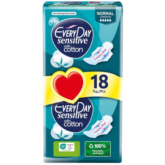 SERVIETTE HYGIÉNIQUE FRESH NORMAL ULTRA PLUS EVERYDAY X18