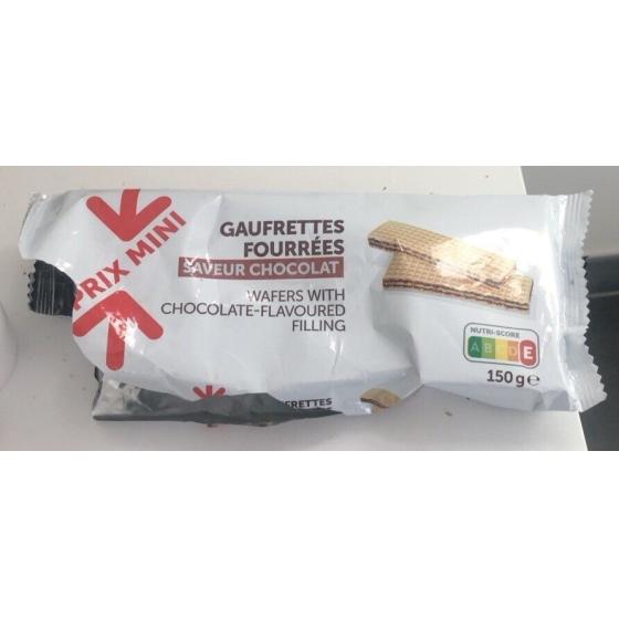 GAUFFRETTES FOURRES CHOCOLAT 150 G