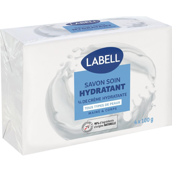 SAVON SOIN HYDRATANT LABELL 4X100G