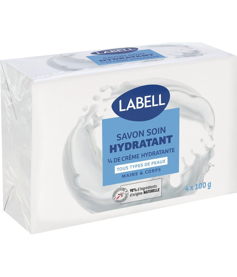 SAVON SOIN HYDRATANT LABELL 4X100G