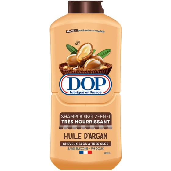 SHAMPOOING 2EN1 HUILE D'ARGAN DOP 480ML