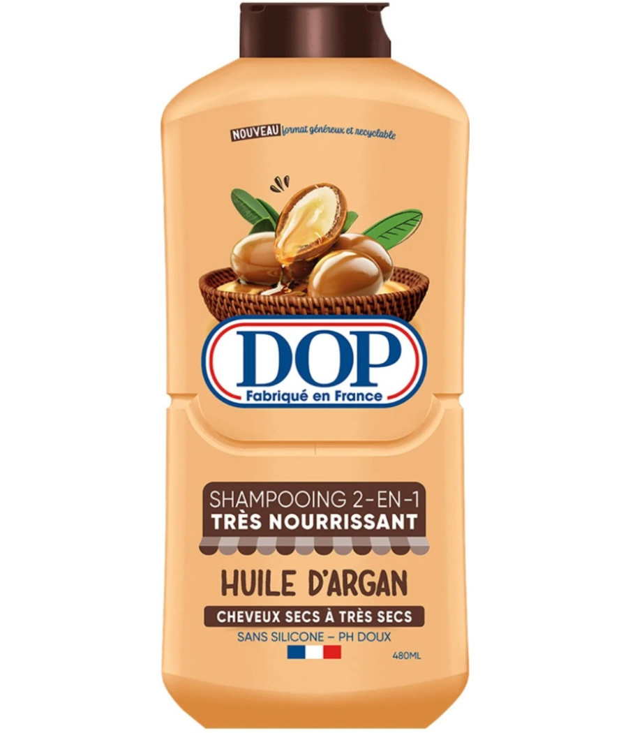 SHAMPOOING 2EN1 HUILE D'ARGAN DOP 480ML