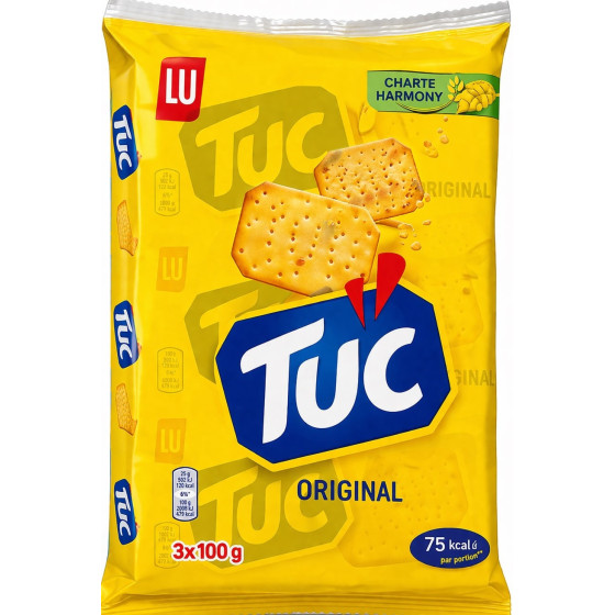 BISCUITS APERITIFS CRACKERS TUC LU 3X100G