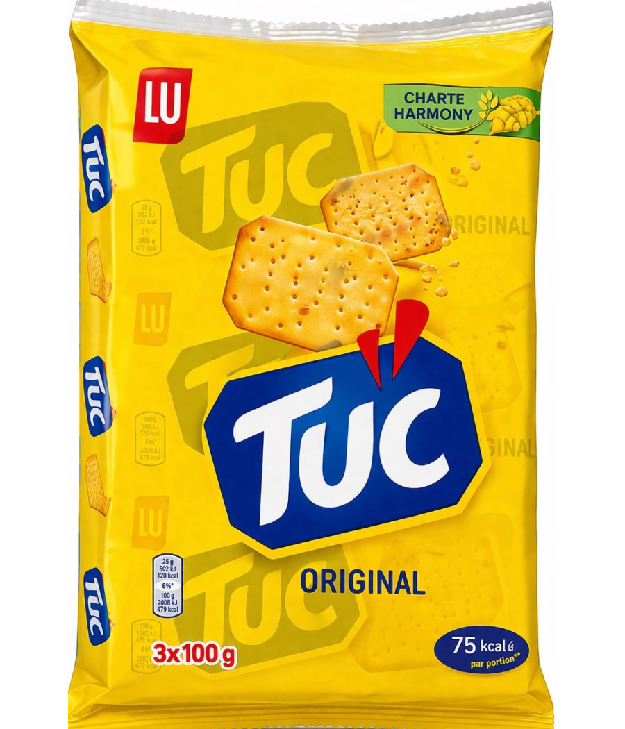 BISCUITS APERITIFS CRACKERS TUC LU 3X100G