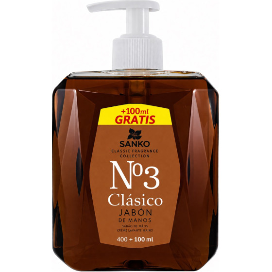 SAVON LIQUIDE MAINS CLASSIQUE SANKO 500ML