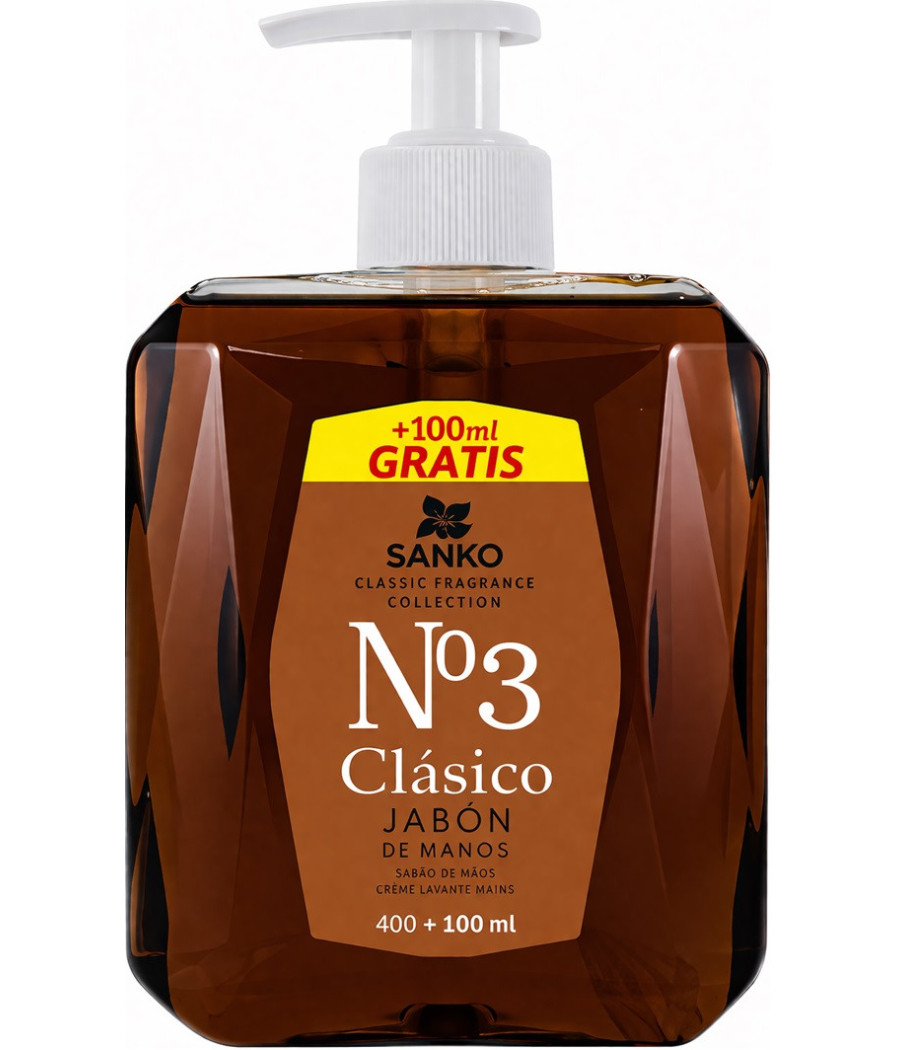 SAVON LIQUIDE MAINS CLASSIQUE SANKO 500ML