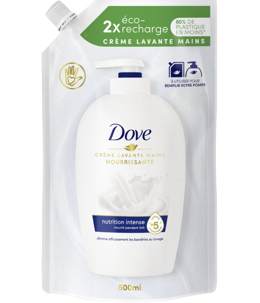 SAVON LIQUIDE RECHARGE MAINS ORIGINAL DOVE 500ML
