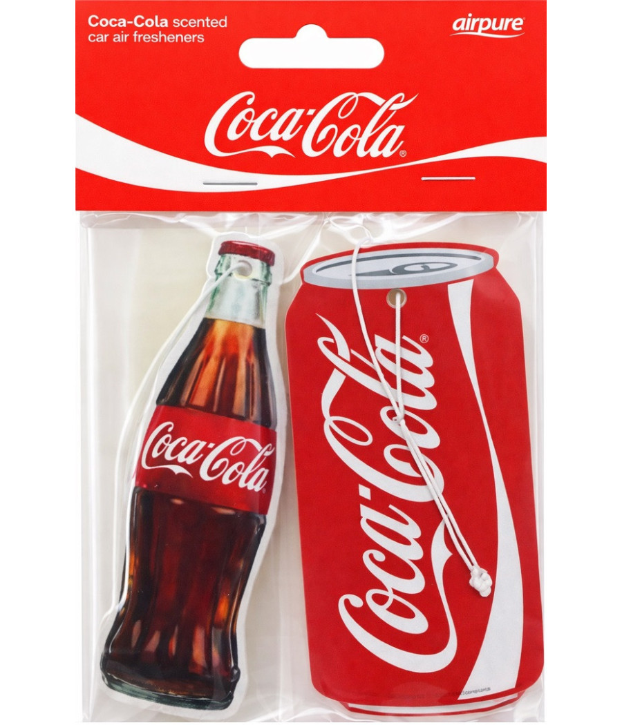 DESODORISANT VOITURE COCA CLASSIQUE TWIN PACK 2D