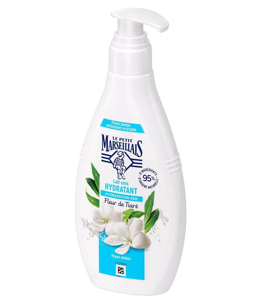 LAIT SOIN HYDRATANT FLEUR DE TIARÉ LE PETIT MARSEILLAIS 250ML
