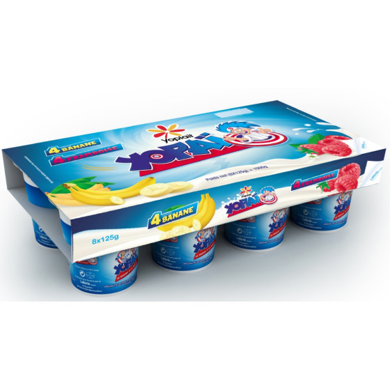 YAOURTS A BOIRE YOPLAIT YOPAI BANANE FRAMBOISE 8X125G