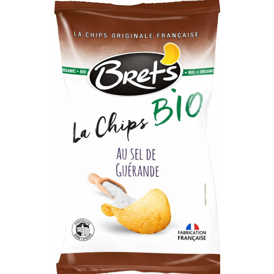 LA CHIPS BIO AU SEL DE GUERANDE BRETS 100G