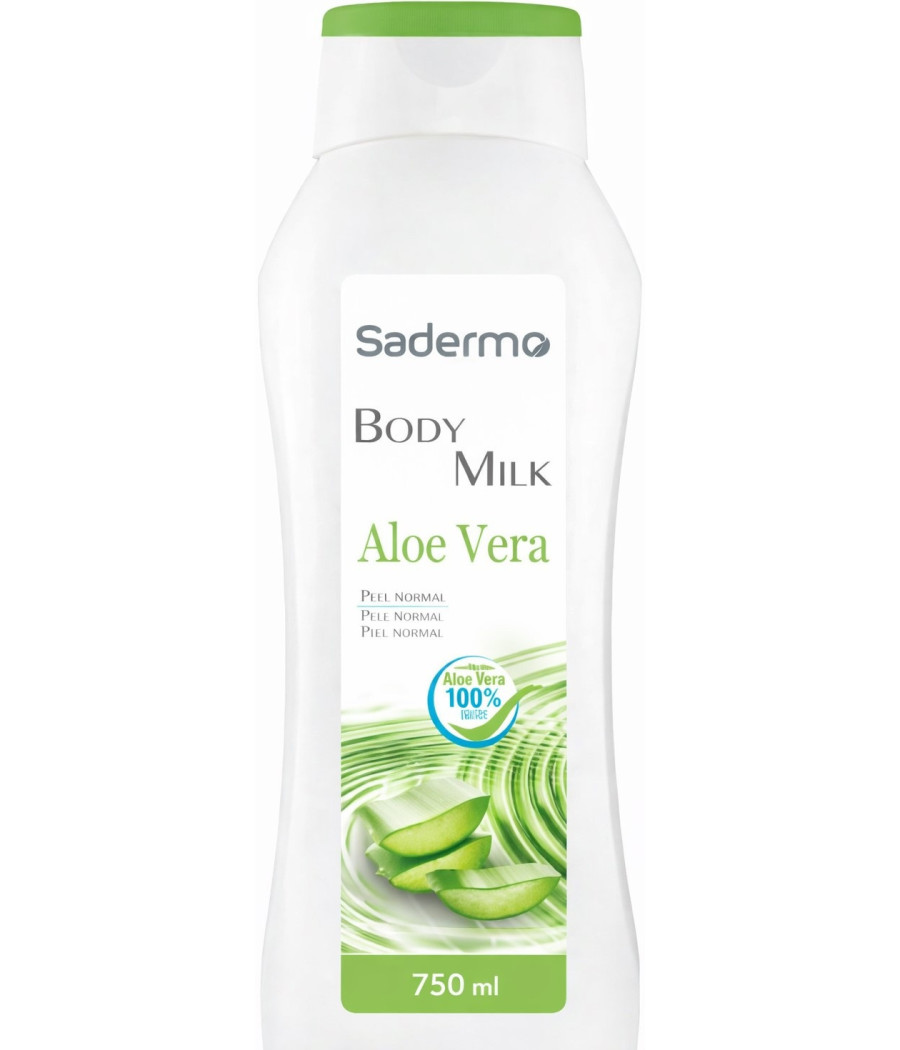LAIT CORPS ALOE VERA SADERMO 750ML