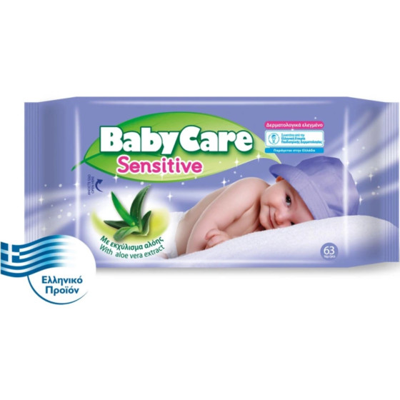 LINGETTES SENSITIVE BABYCARE X54