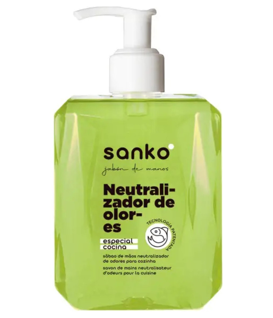 SAVON MAINS ANTI-ODEURS SANKO 500ML
