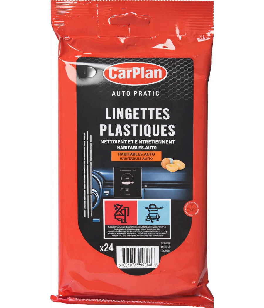 LINGETTES PLASTIQUES CAP