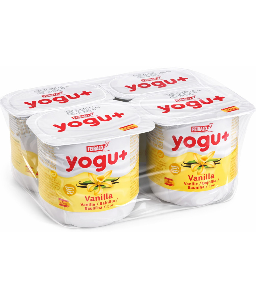 YAOURT LACTE VANILLE YOGU 4X125G