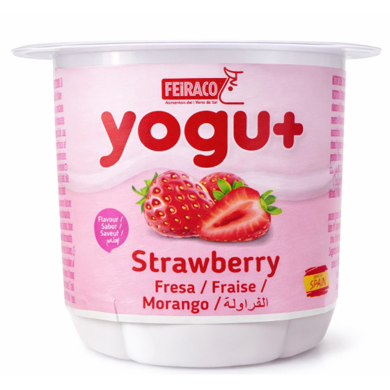 YAOURT LACTE FRAISE YOGU 4X125G