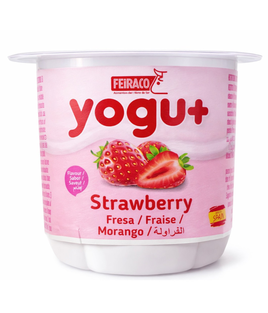 YAOURT LACTE FRAISE YOGU 4X125G