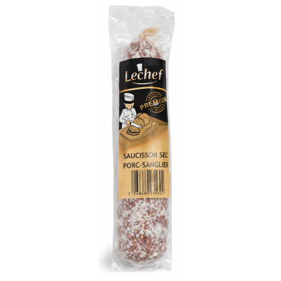 SAUCISSON PORC SANGLIER LECHEF 150G