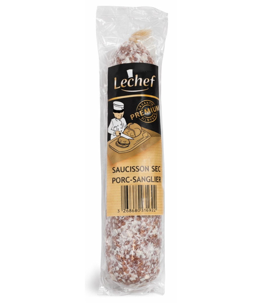 SAUCISSON PORC SANGLIER LECHEF 150G