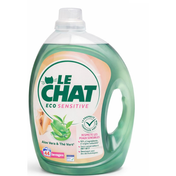 LESSIVE LIQUIDE ECO-SENSITIVE LE CHAT 1,98L