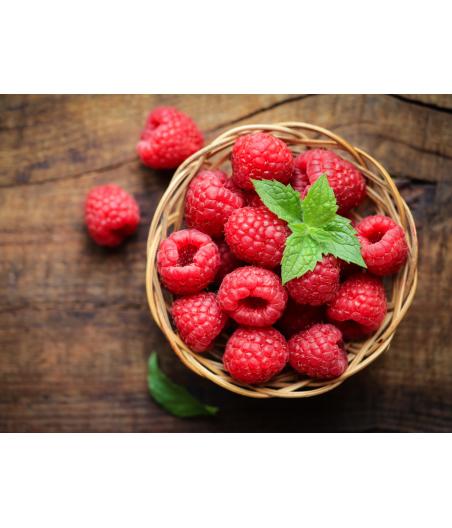 FRAMBOISE CATEGORIE 1. ORIGINE PORTUGAL BARQUETTE DE 0,125 KG VENDU PAR PACK DE 12 PIECES PACK DE ...