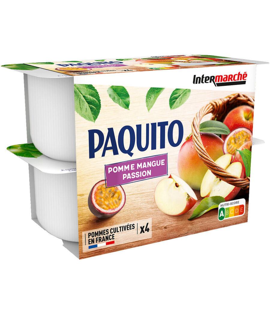 COMPOTES PAQUITO POMMES MANGUES PASSION 4 X 100G