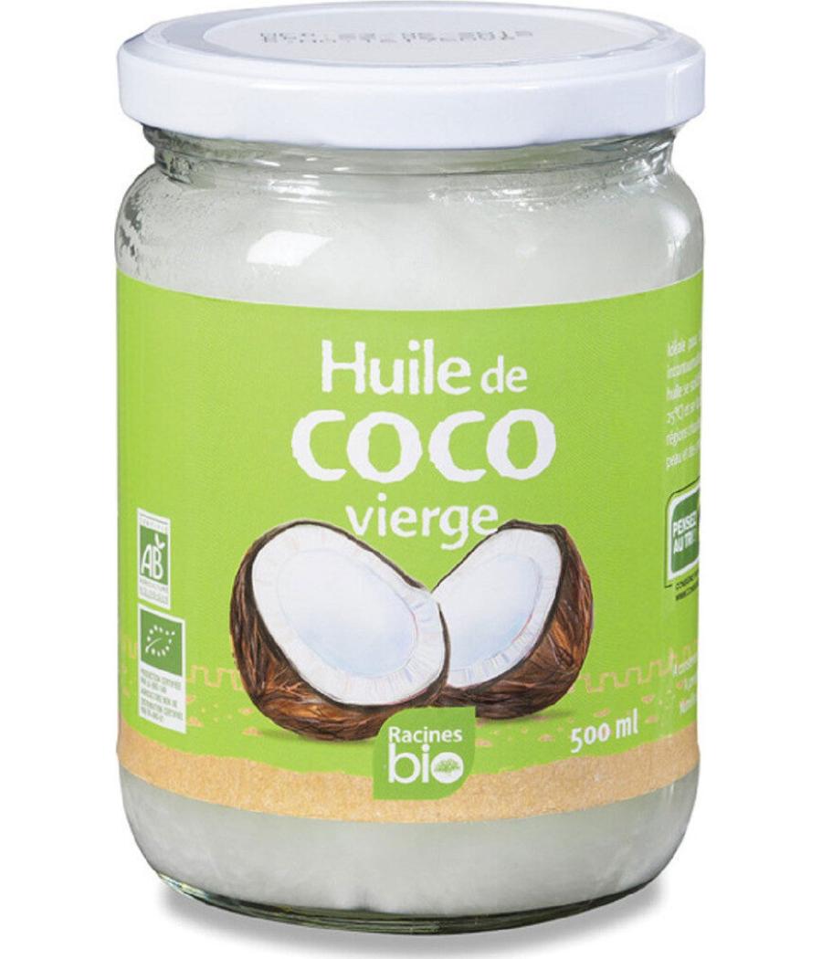 HUILE DE COCO VIERGE RACINE BIO 500ML