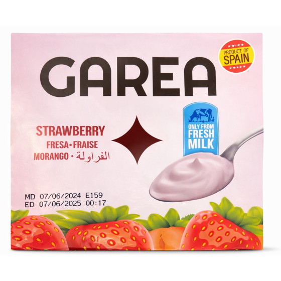 YRT CREMEUX FRAISE 4X100G CAREA 4X100