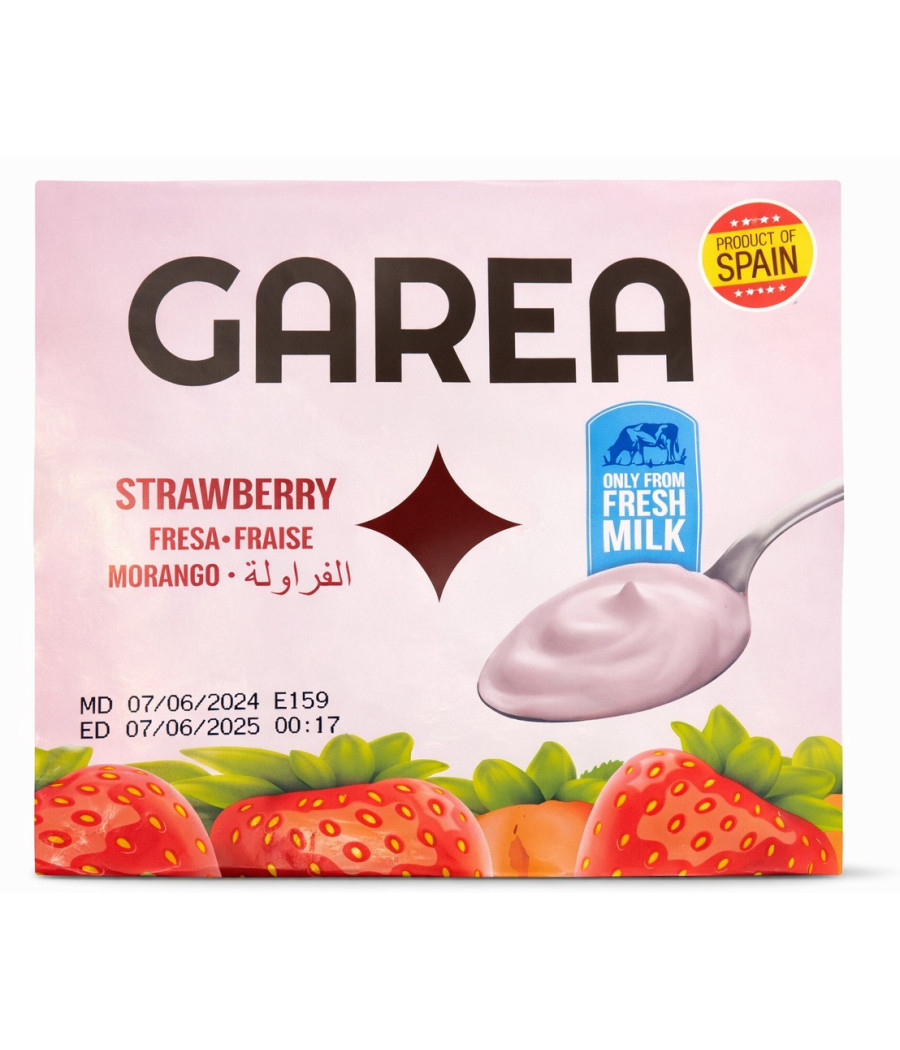 YAOURT CREMEUX FRAISE GAREA 4X100G