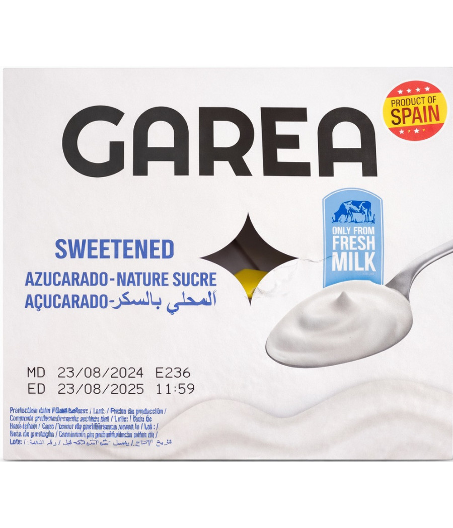 YAOURT CREMEUX NATURE GAREA 4X100G