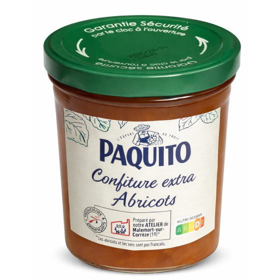 CONFITURE PAQUITO EXTRA ABRICOTS 370G