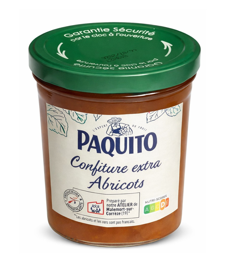 CONFITURE PAQUITO EXTRA ABRICOTS 370G