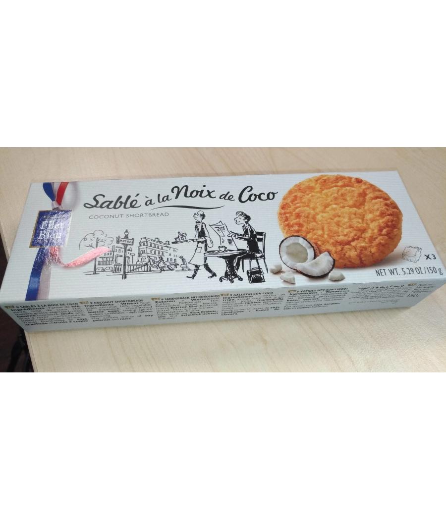 SABLE A LA NOIX DE COCO 3*50 G - 150 G