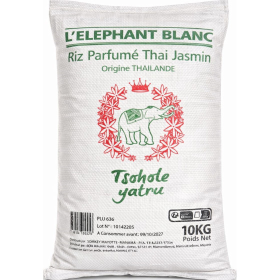 RIZ PARFUME THAI JASMIN L'ELEPHANT BLANC 10KG