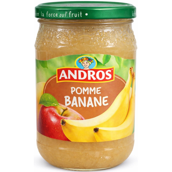 COMPOTE POMME BANANE ANDROS 750G