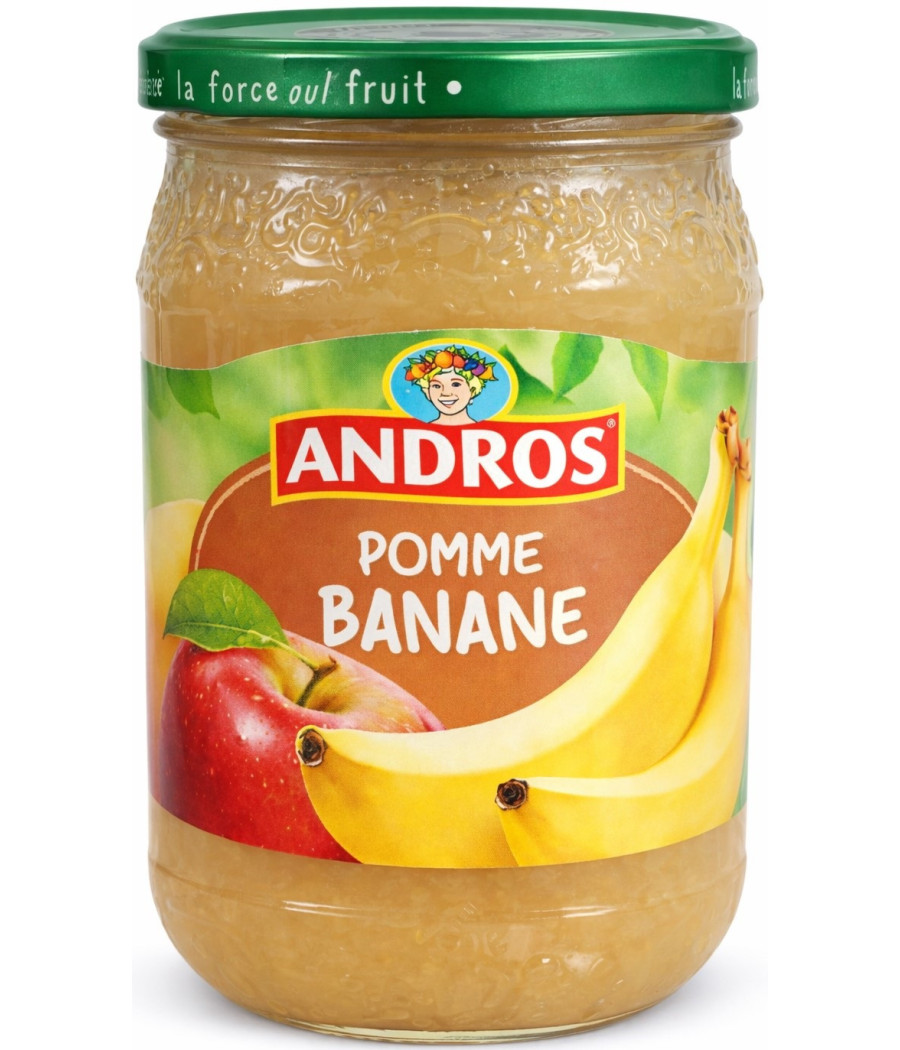 COMPOTE POMME BANANE ANDROS 750G