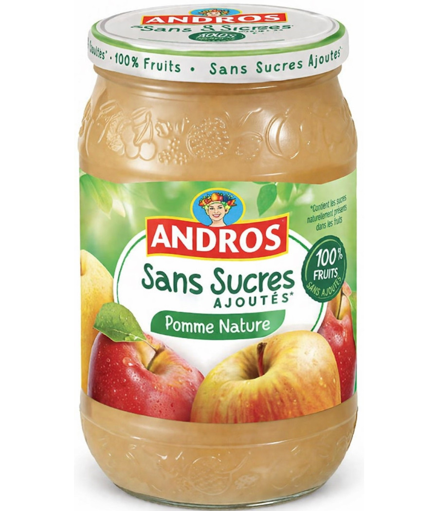 COMPOTE POMME NATURE ANDROS 730G