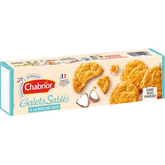 GALETS SABLES A LA NOIX DE COCO 125 G