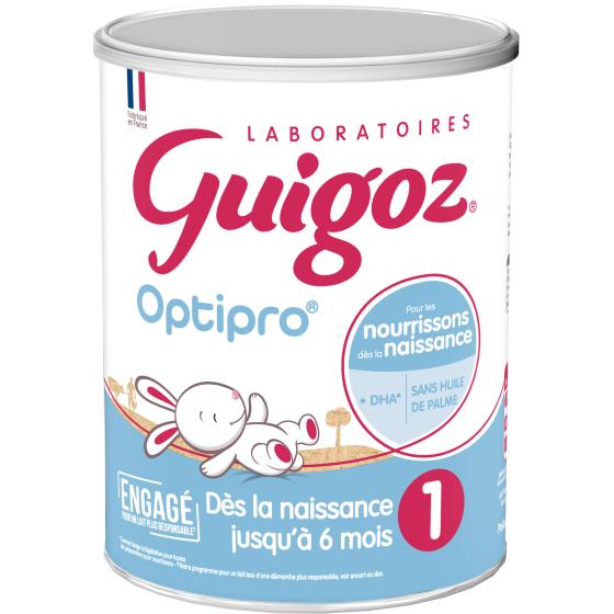 LAIT EN POUDRE BEBE 1ER ÂGE GUIGOZ OPTIPRO 830G