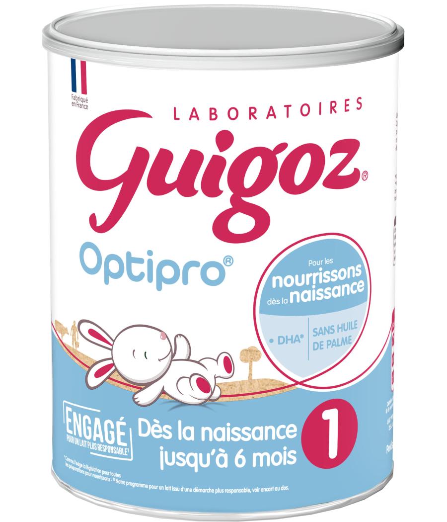 LAIT EN POUDRE BEBE 1ER ÂGE GUIGOZ OPTIPRO 830G